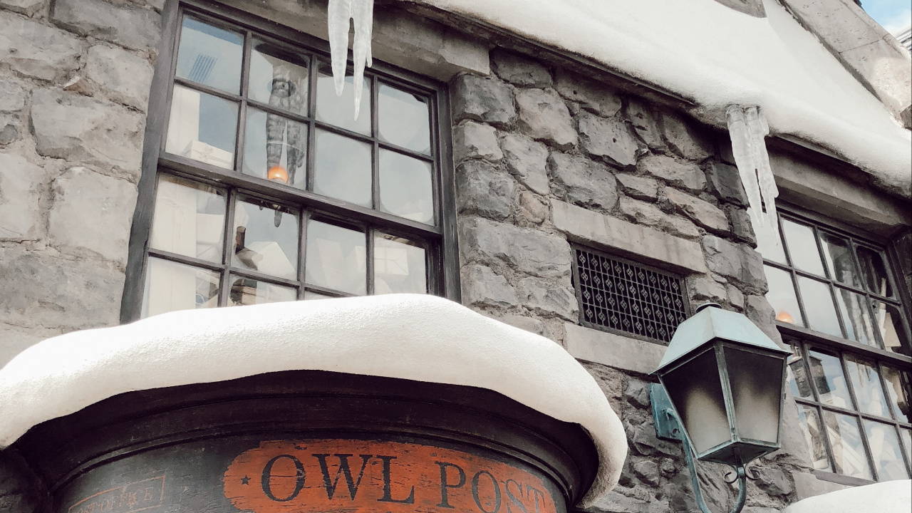 Обои косой переулок, архитектура, окно, фасад, стекло в разрешении 1280x720