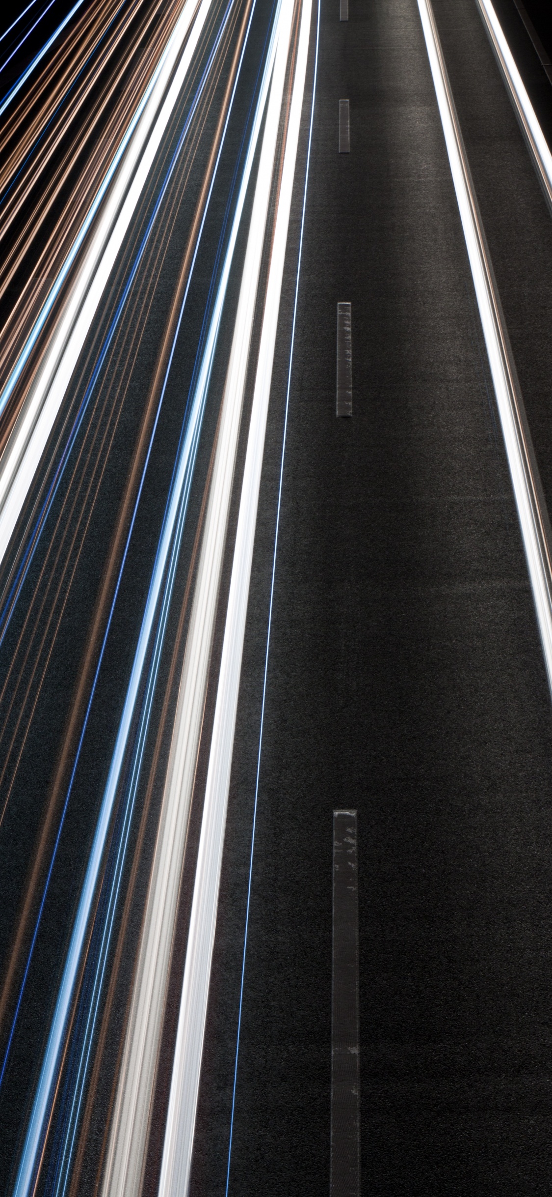 Обои сталь, линия, металл, дорога, архитектура в разрешении 1125x2436