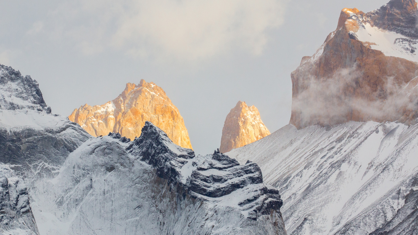 Обои Nokia, Nokia 9, Нокиа 7, смартфон, горный рельеф в разрешении 1366x768