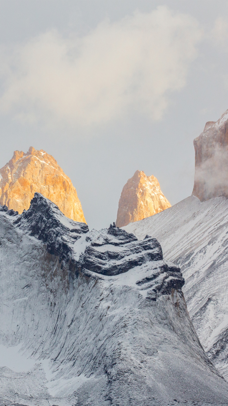 Обои Nokia, Nokia 9, Нокиа 7, смартфон, горный рельеф в разрешении 750x1334