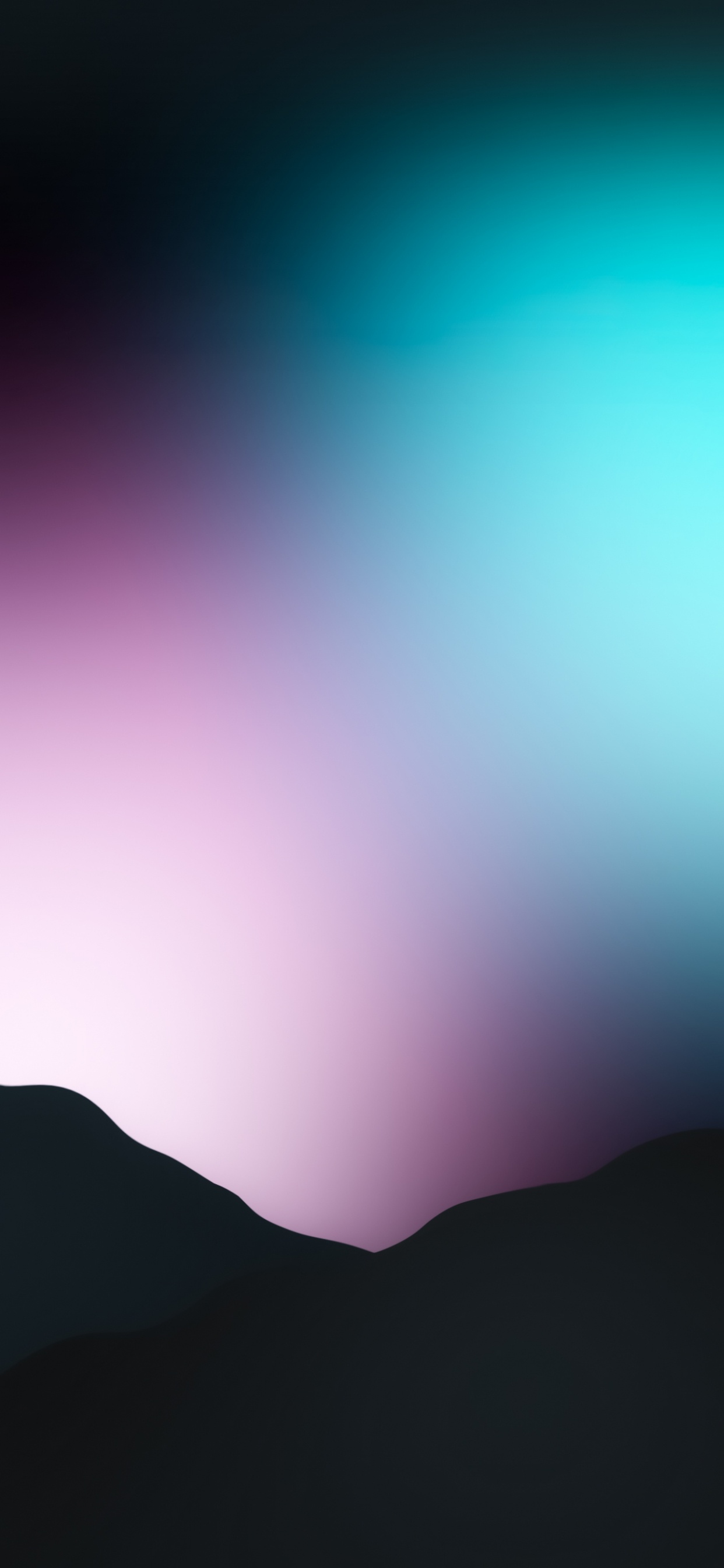 Обои атмосфера, облако, пурпур, лазурный, сумрак в разрешении 1242x2688