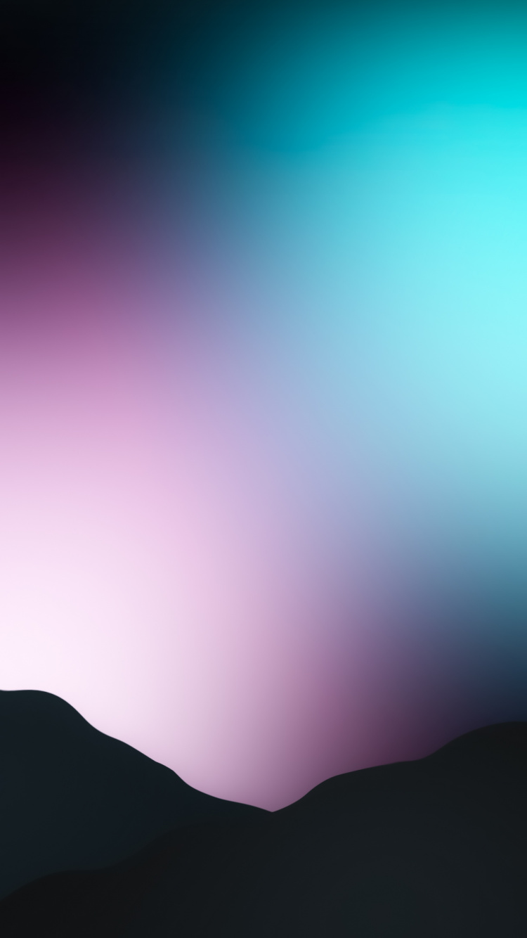 Обои атмосфера, облако, пурпур, лазурный, сумрак в разрешении 750x1334