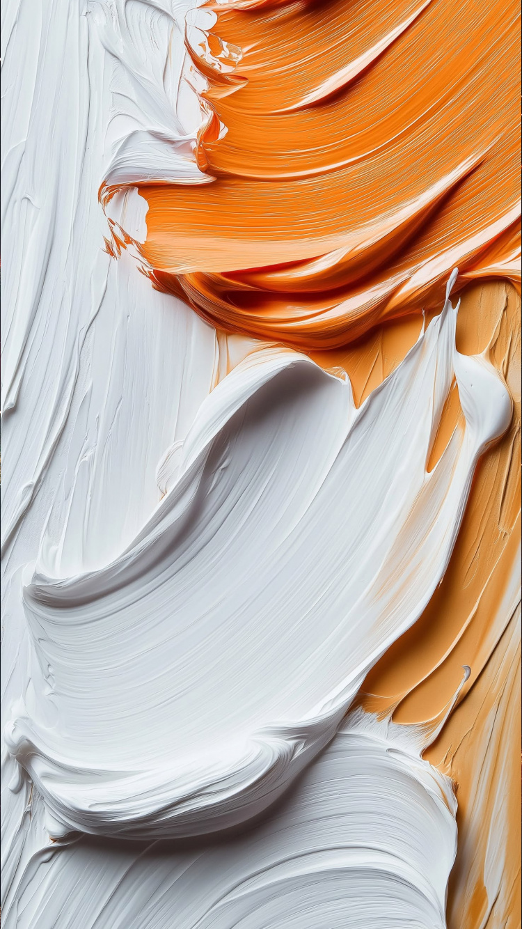 Обои древесина, мороженое, масляный крем, 2025, Оранжевый цвет в разрешении 750x1334