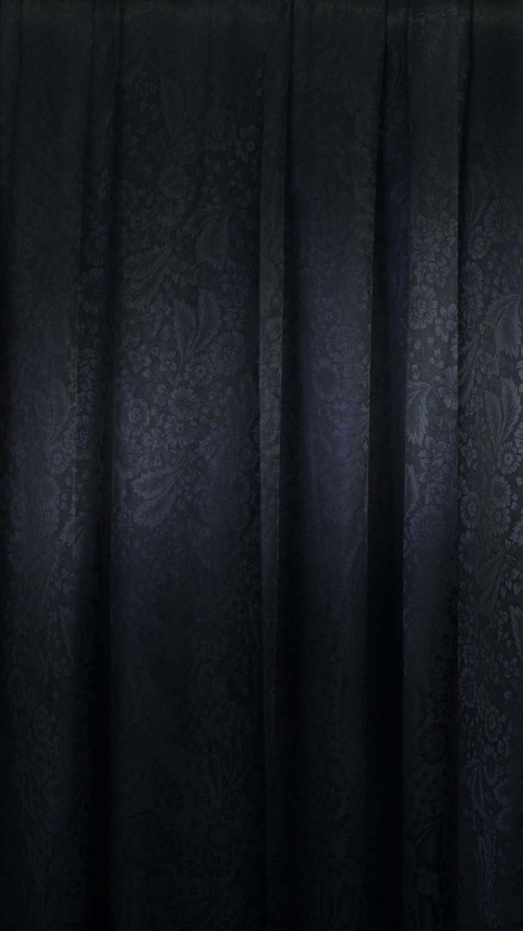 Обои текстура, черный, ткань, темнота, линия в разрешении 750x1334