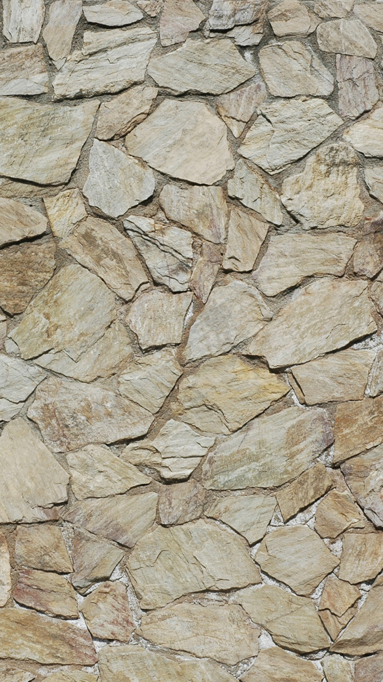 Обои стена, каменная стена, камень, известняк, рок в разрешении 750x1334