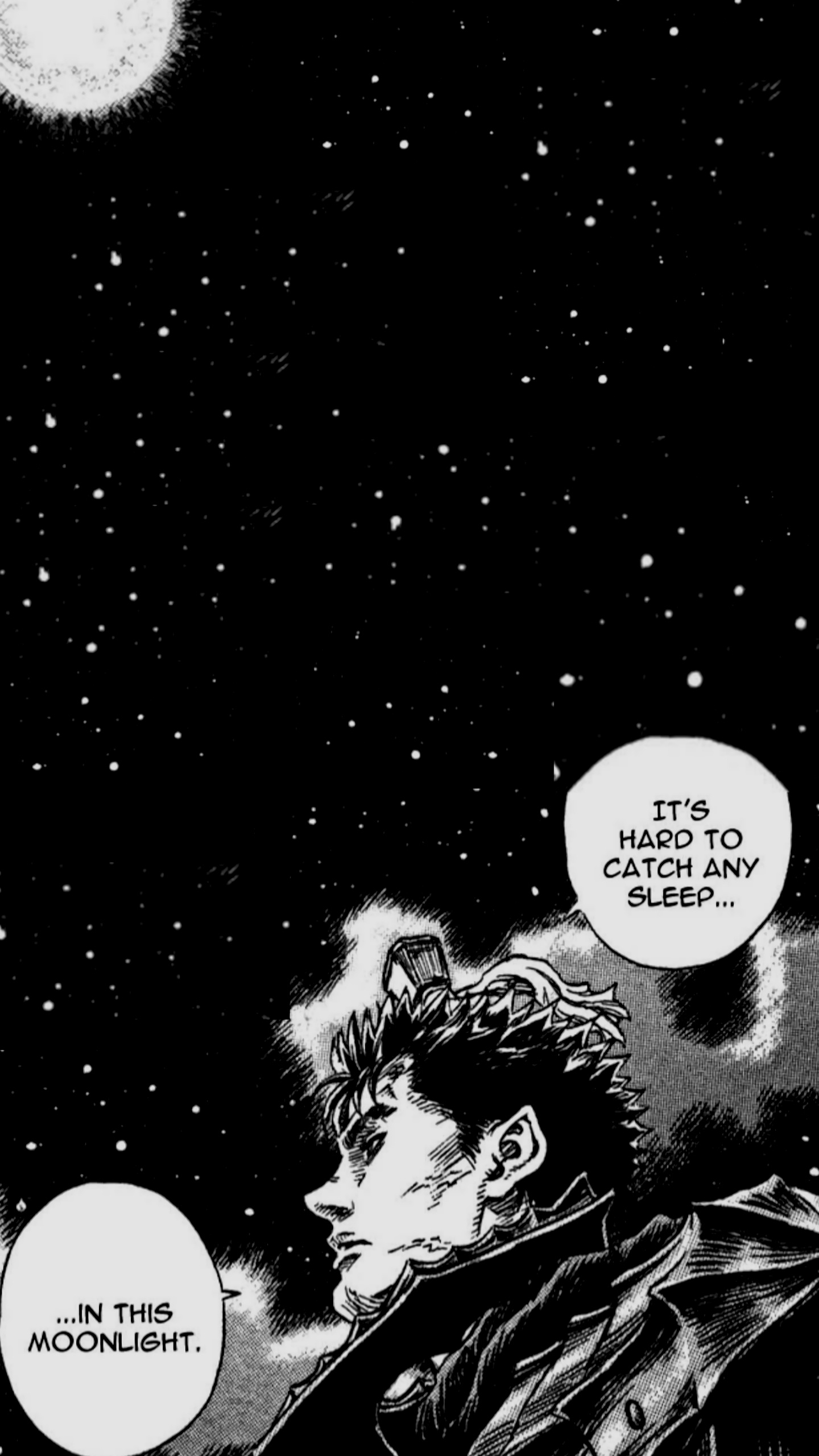 Обои цитаты берсерка, Кишки, Берсерк, рукав, аниме в разрешении 1440x2560