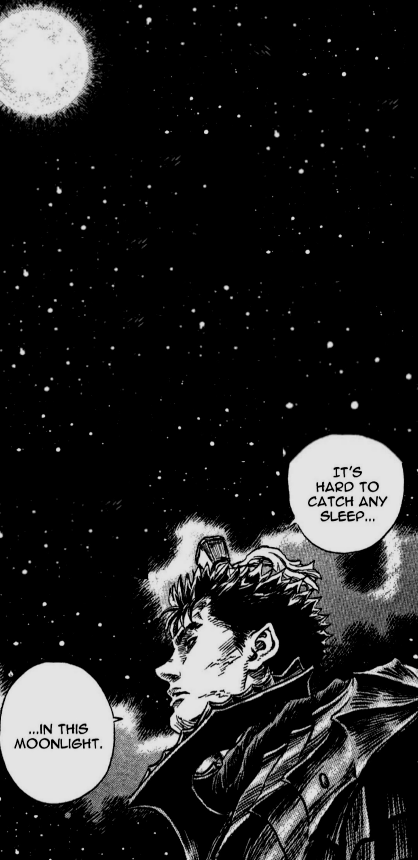 Обои цитаты берсерка, Кишки, Берсерк, рукав, аниме в разрешении 1440x2960