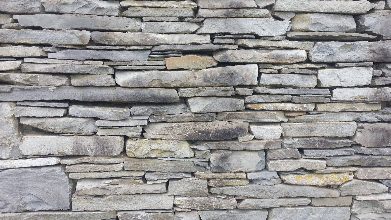 Обои каменная стена, плита, стена, кирпичная кладка, кирпич в разрешении 1280x720