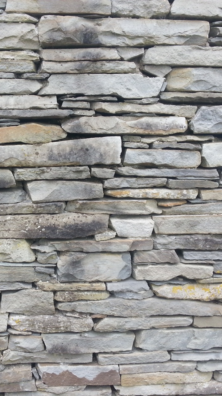 Обои каменная стена, плита, стена, кирпичная кладка, кирпич в разрешении 720x1280