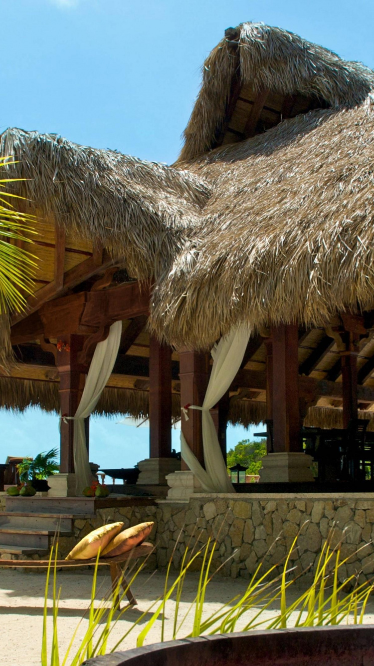 Обои Кэй Муся, пляж, частный остров, прибежище, морской курорт в разрешении 750x1334