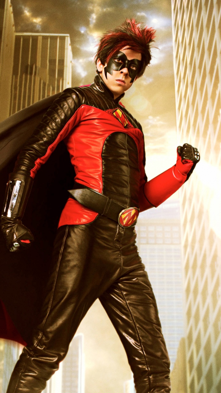 Обои Кристофер Минц-Плассе, Пипец, Крис Дамико, Хит-Девочка, постер в разрешении 720x1280