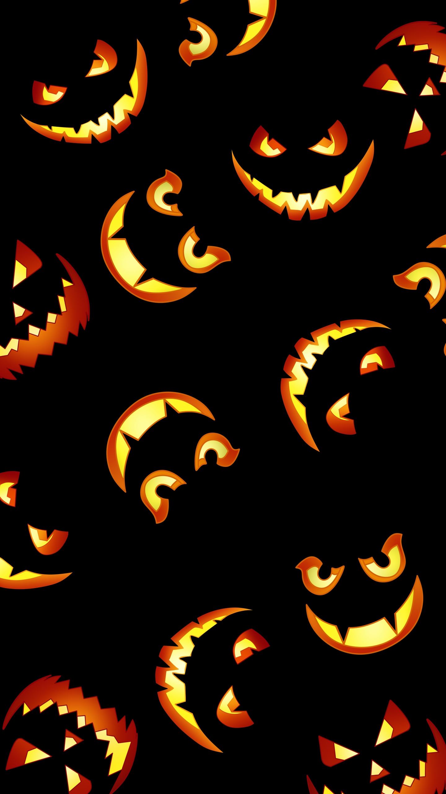 Обои свет, черный, Оранжевый цвет, Янтарь, калебас в разрешении 1440x2560