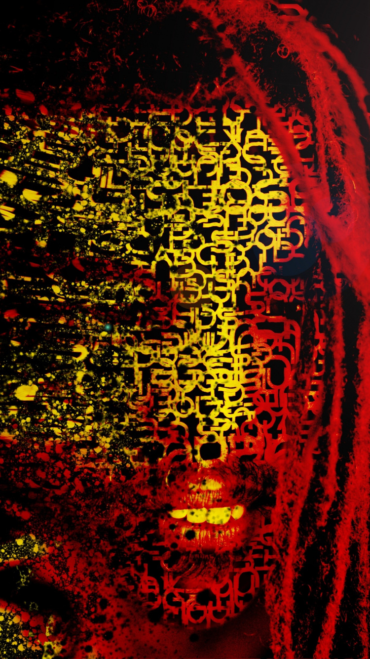 Обои фрактальное искусство, графика, арт, космос, психоделическое искусство в разрешении 750x1334