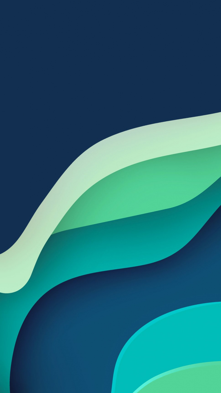 Обои ios, яблоко, андроид, склон, Аква в разрешении 750x1334