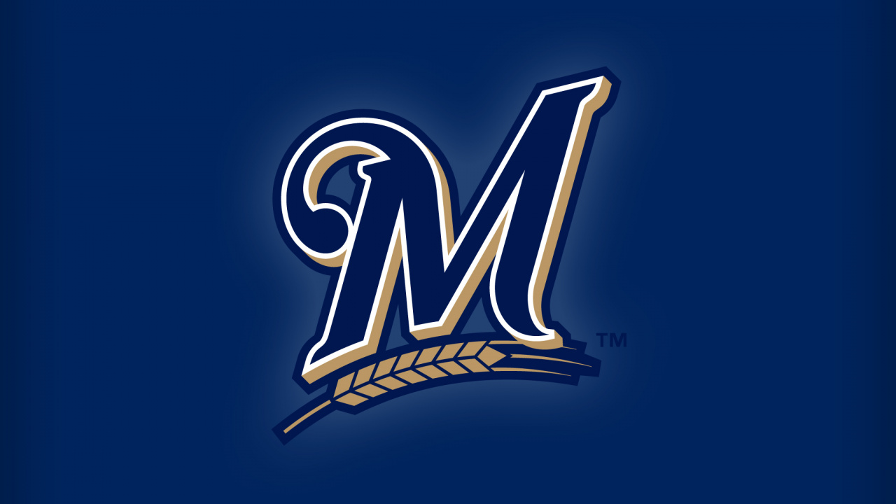 Обои Милуоки, млб, бейсбол, лого, текст в разрешении 1280x720