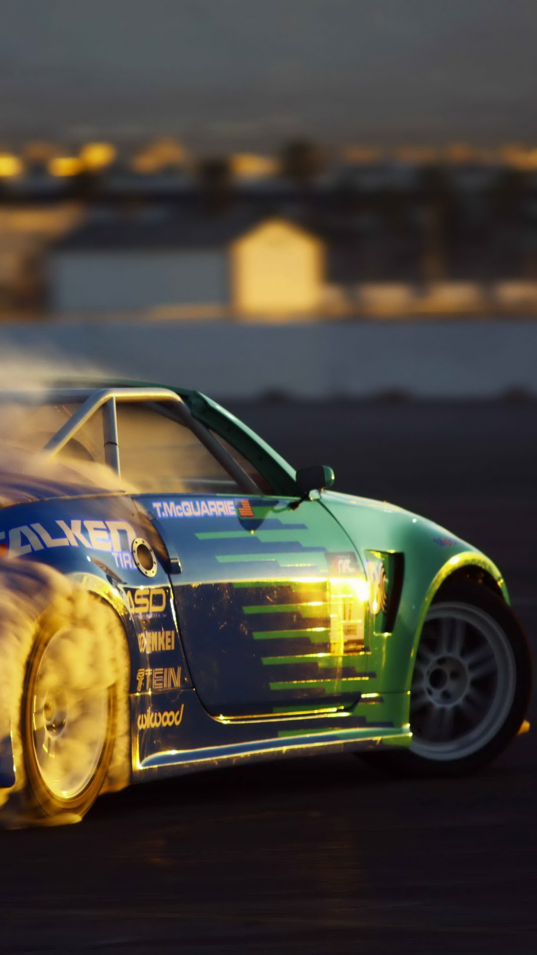 Обои авто, дрифтинг, спорткар, Ниссан, Формула D в разрешении 1080x1920