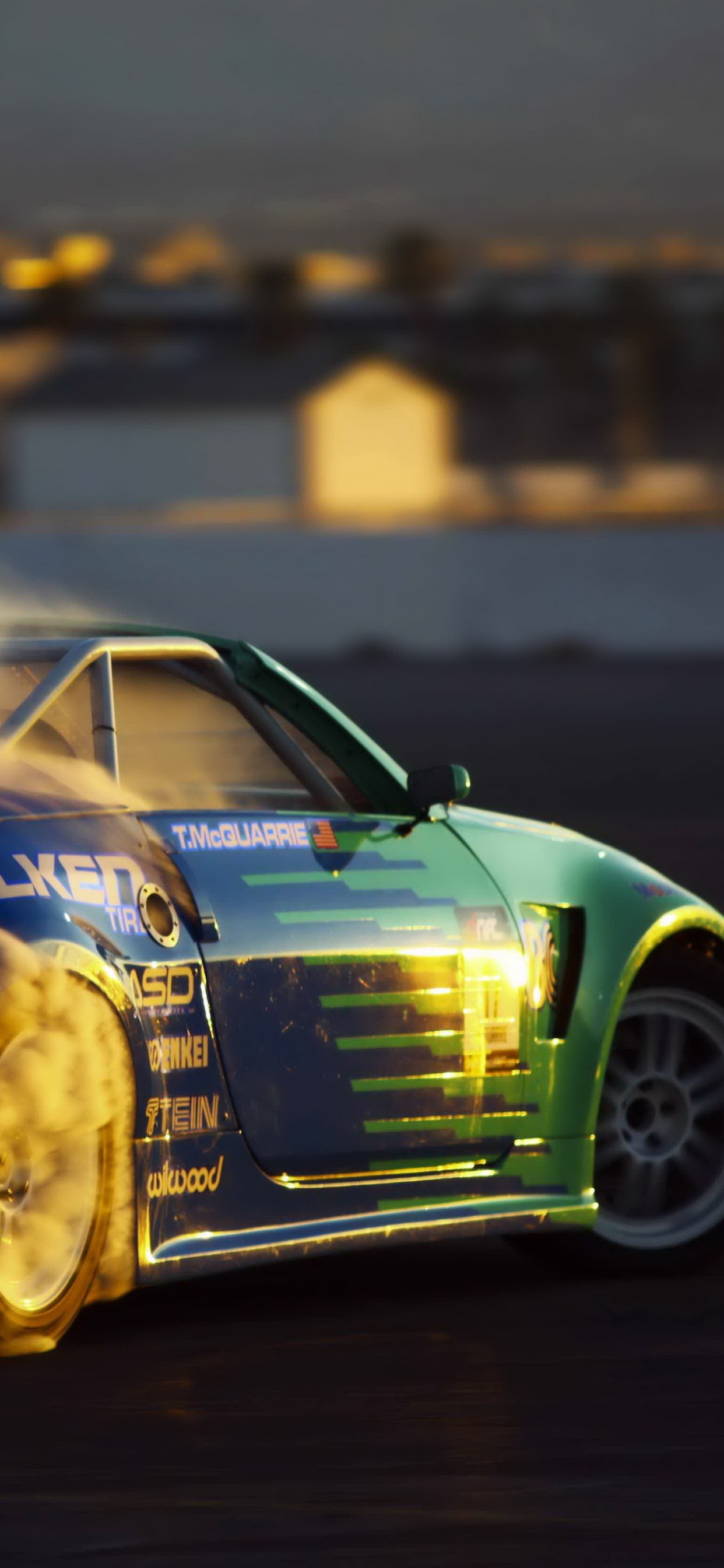 Обои авто, дрифтинг, спорткар, Ниссан, Формула D в разрешении 1242x2688