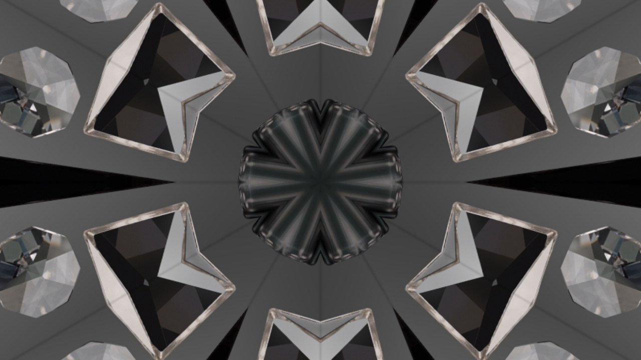 Обои яблоко, ios, калейдоскоп, apple, iOS 17 в разрешении 1280x720