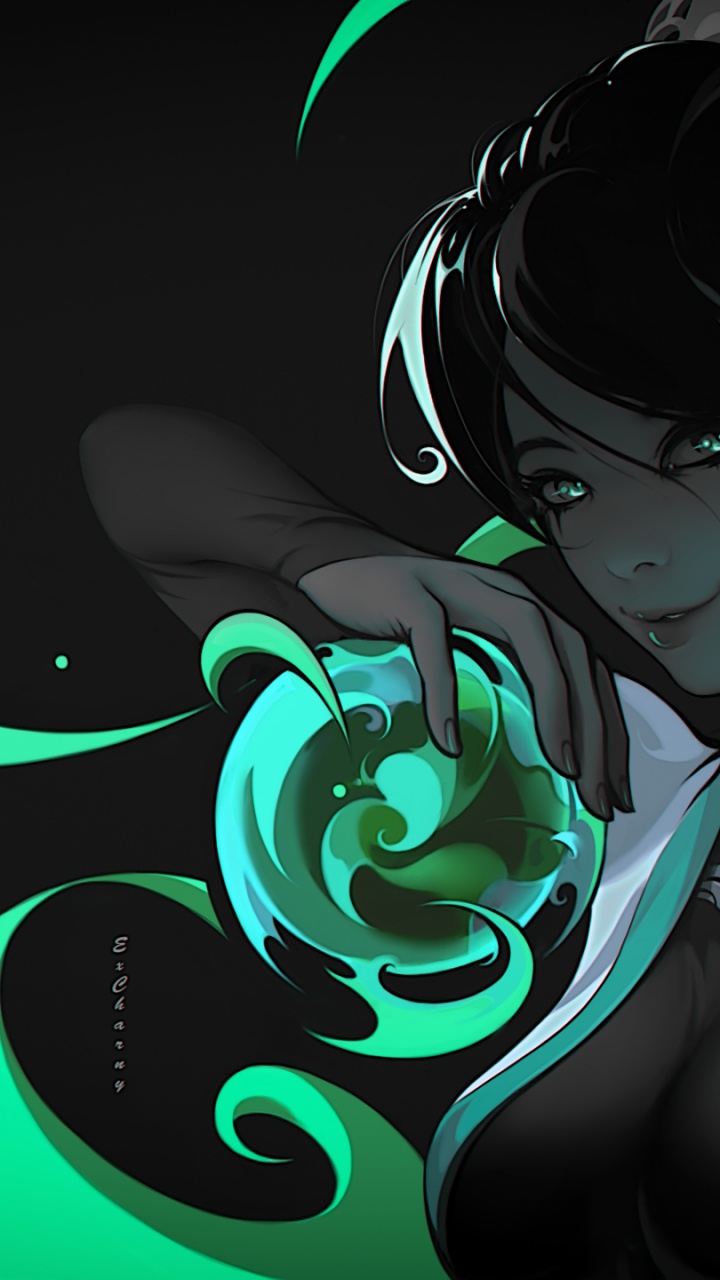 Обои VALORANT, мудрец, ценные лучи, Сова Валорант, анимация в разрешении 720x1280