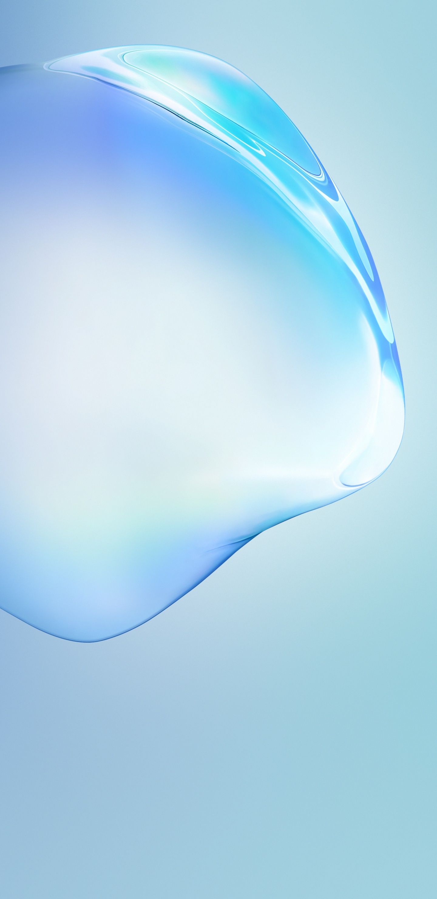 Обои примечание 10 акции, смартфон, андроид, андроид 10, вода в разрешении 1440x2960