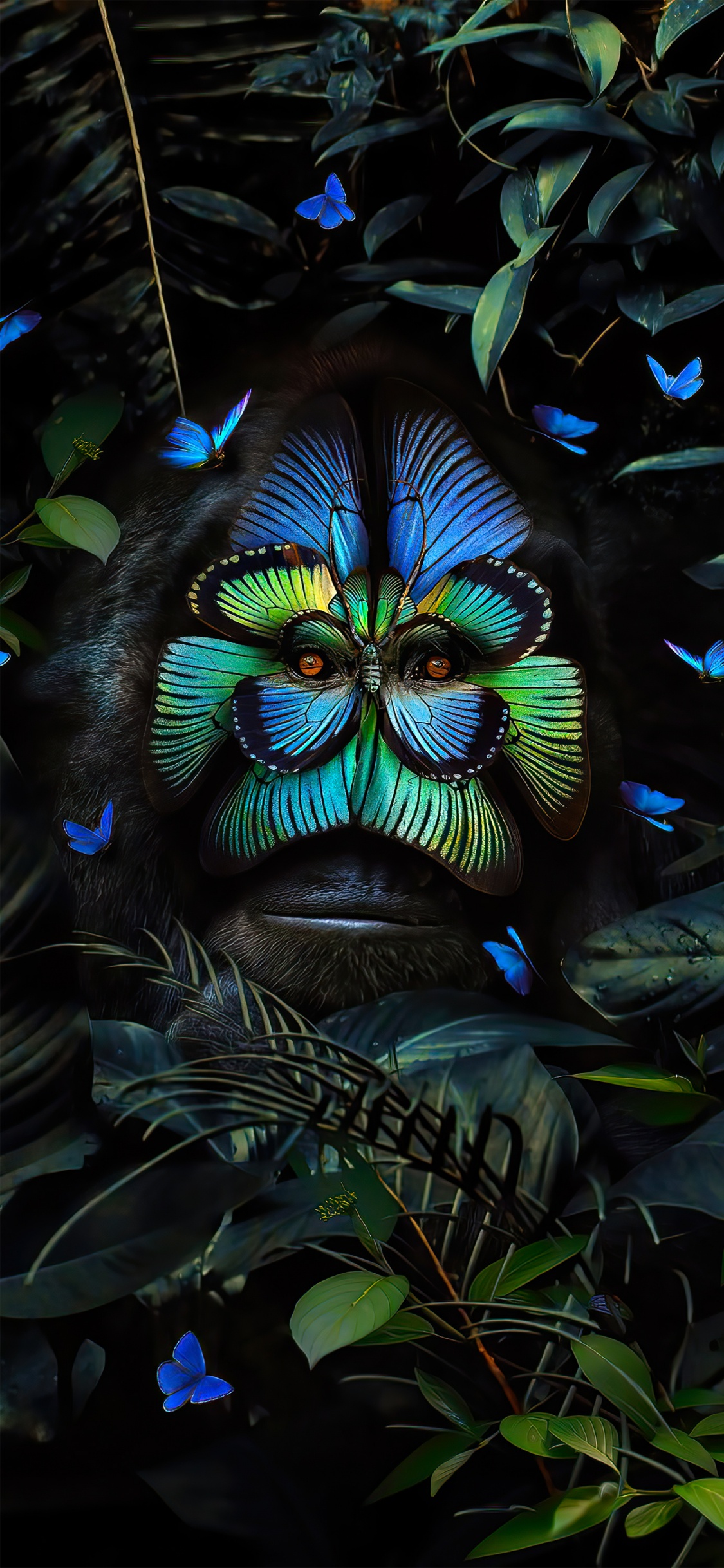 Обои художественная краска, иканвас, арт, холст, графический дизайн в разрешении 1125x2436