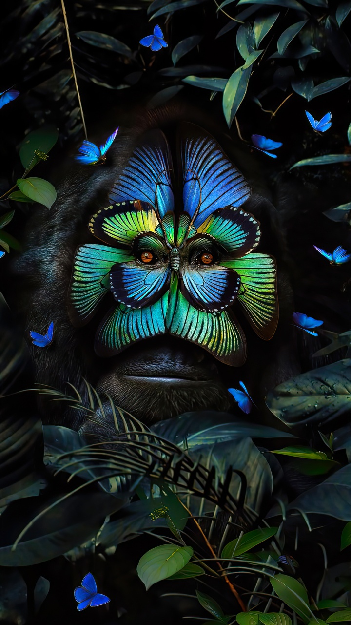 Обои художественная краска, иканвас, арт, холст, графический дизайн в разрешении 720x1280