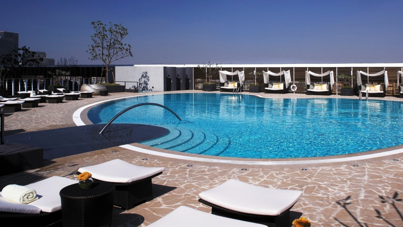 Обои свойство, прибежище, собственность, недвижимость, вода в разрешении 1366x768