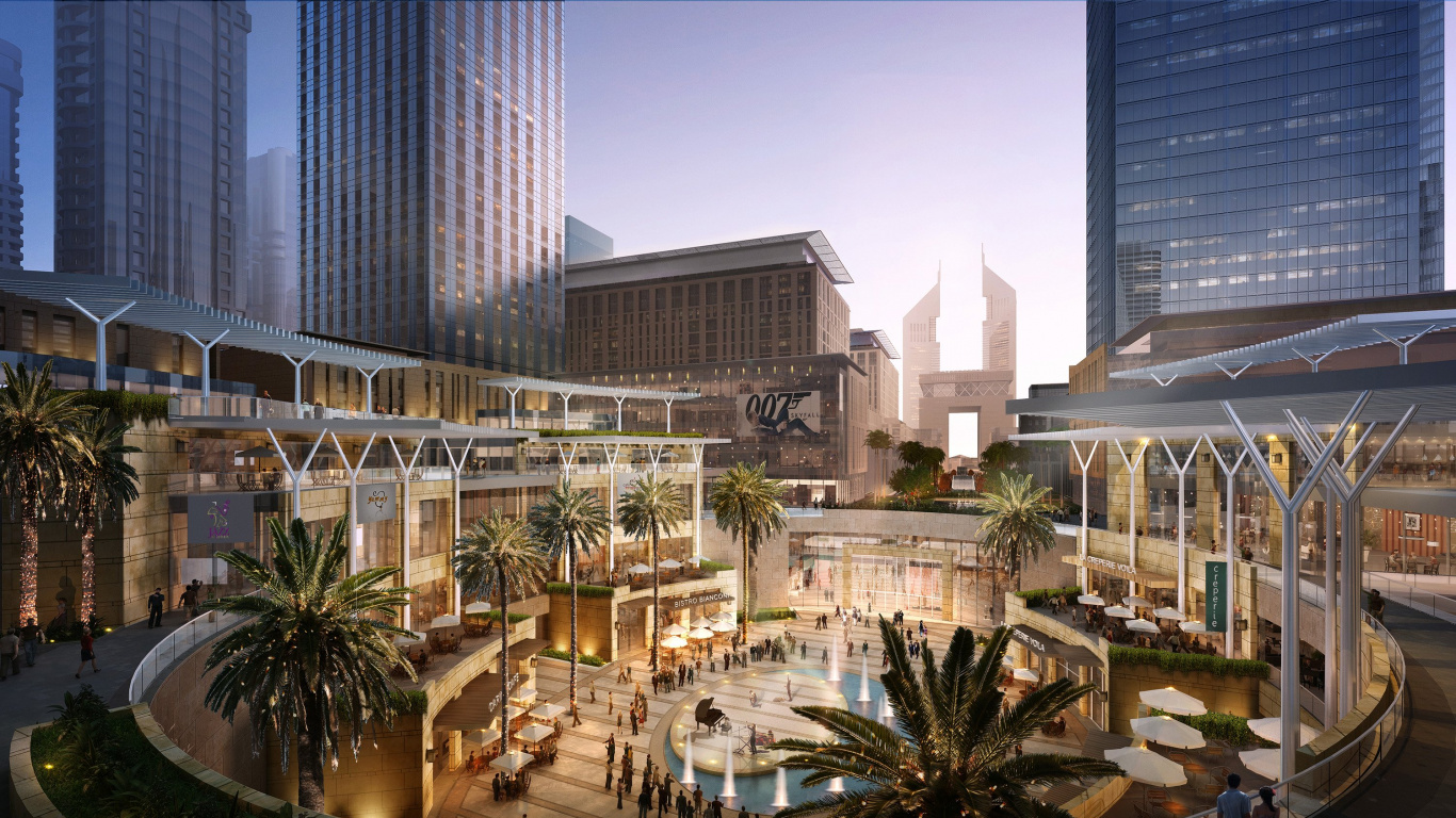 Обои архитектура, город, здание, метрополия, кондоминиум в разрешении 1366x768