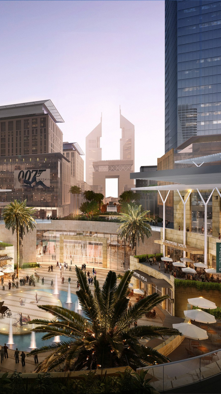 Обои архитектура, город, здание, метрополия, кондоминиум в разрешении 750x1334