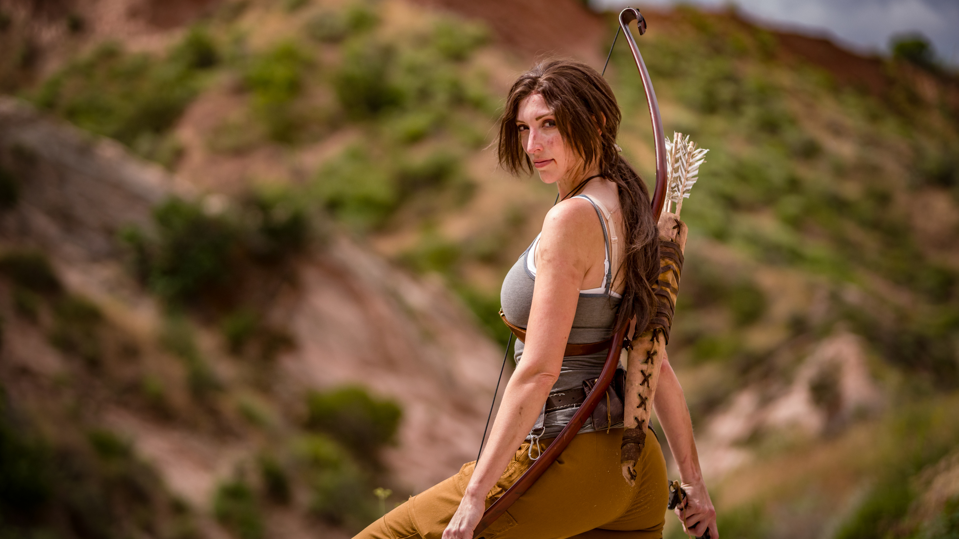 Обои лары крофт, Люди в природе, природа, красота, длинные волосы в разрешении 3840x2160