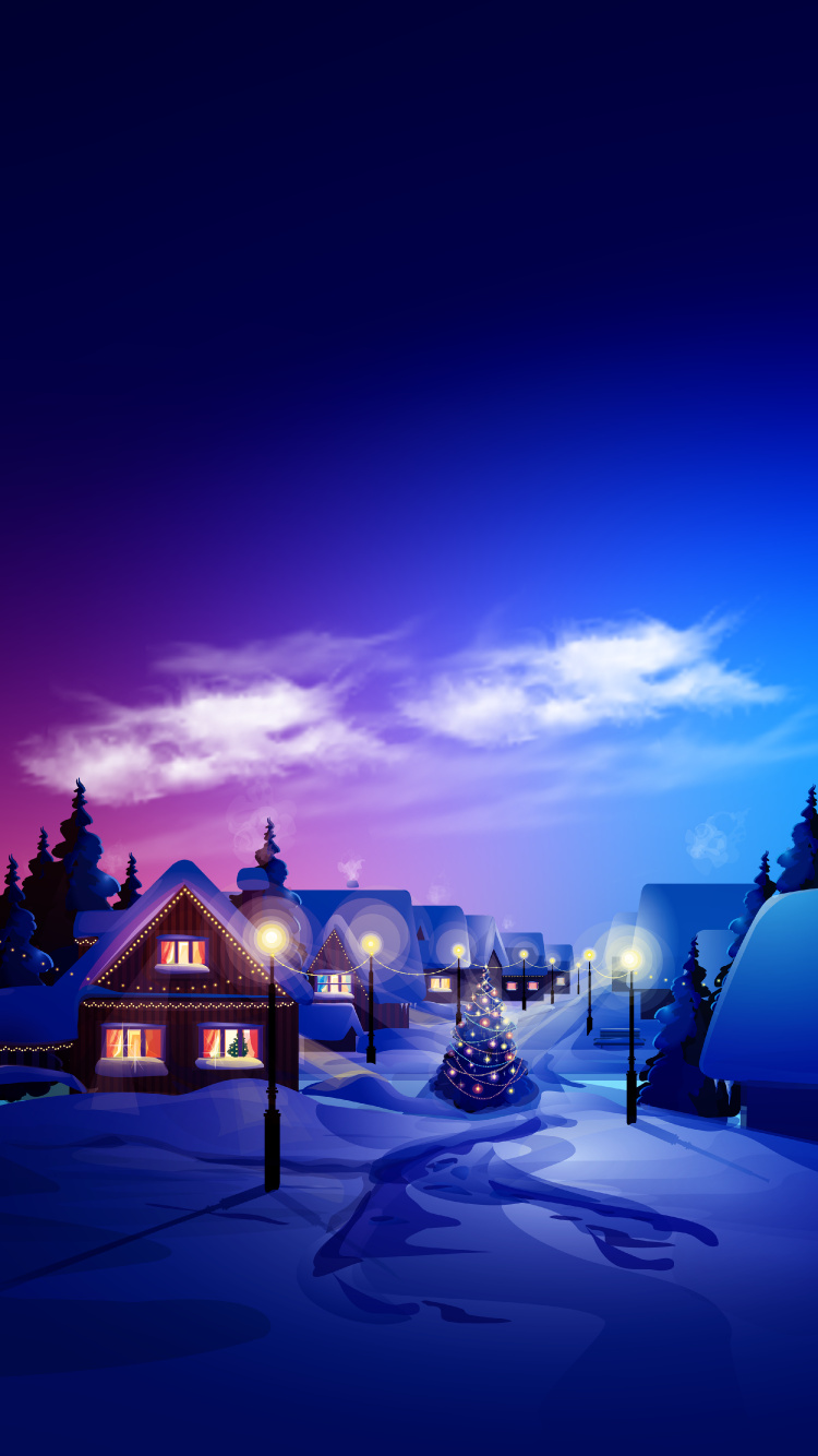 Обои андроид, облако, атмосфера, здание, синий в разрешении 750x1334