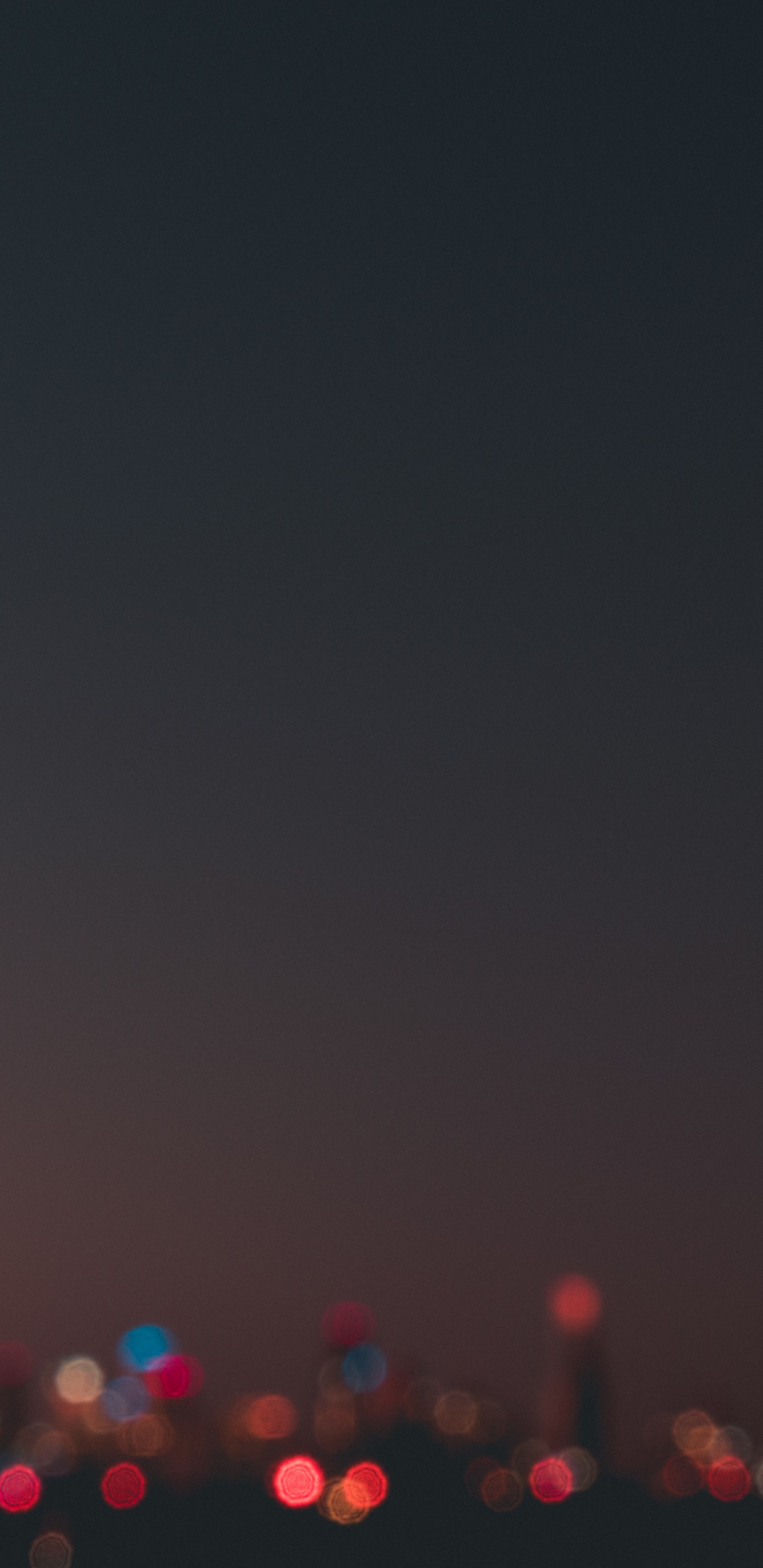 Обои здание, красный цвет, ночь, свет, атмосфера в разрешении 1440x2960