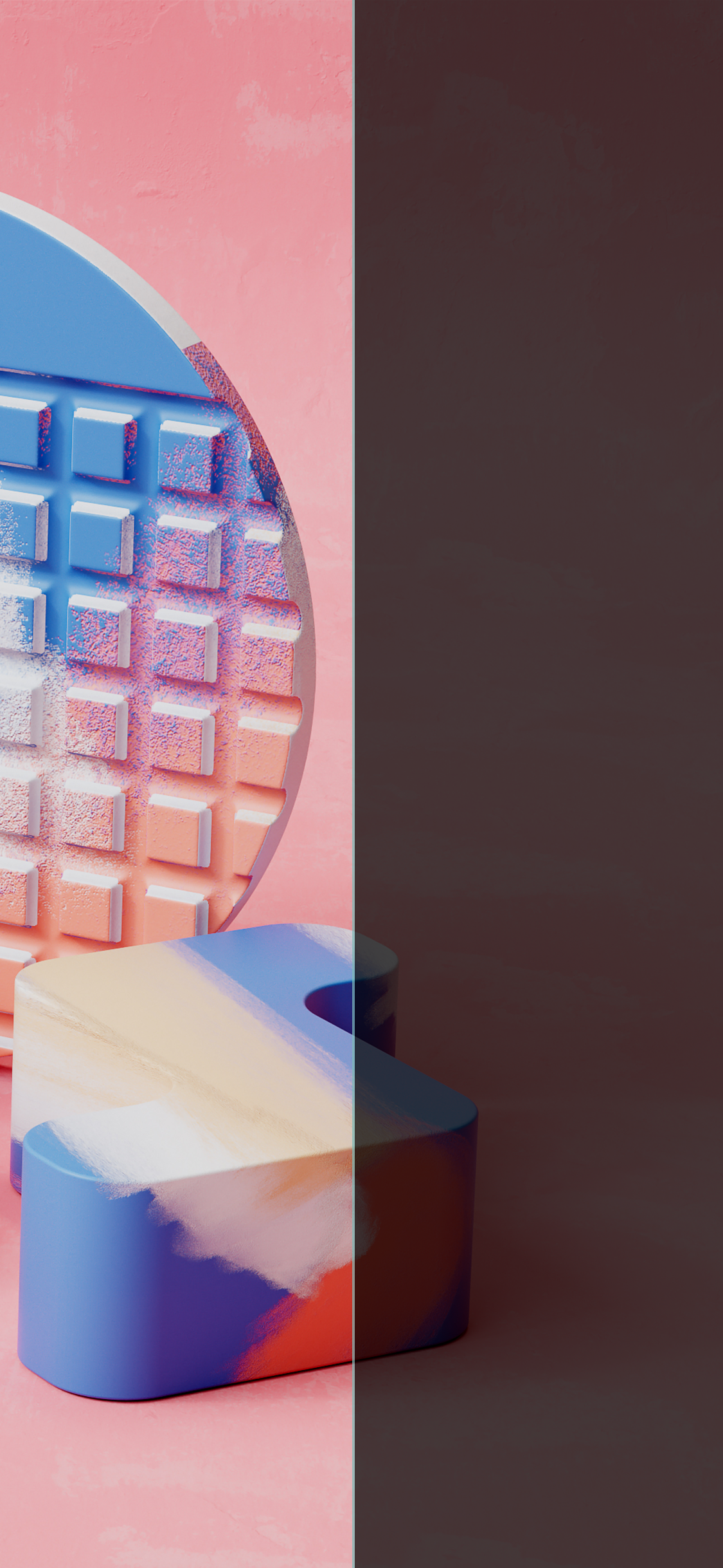 Обои apple, iPhone, iOS 14, iOS 14 DUAL, яблоко в разрешении 1125x2436