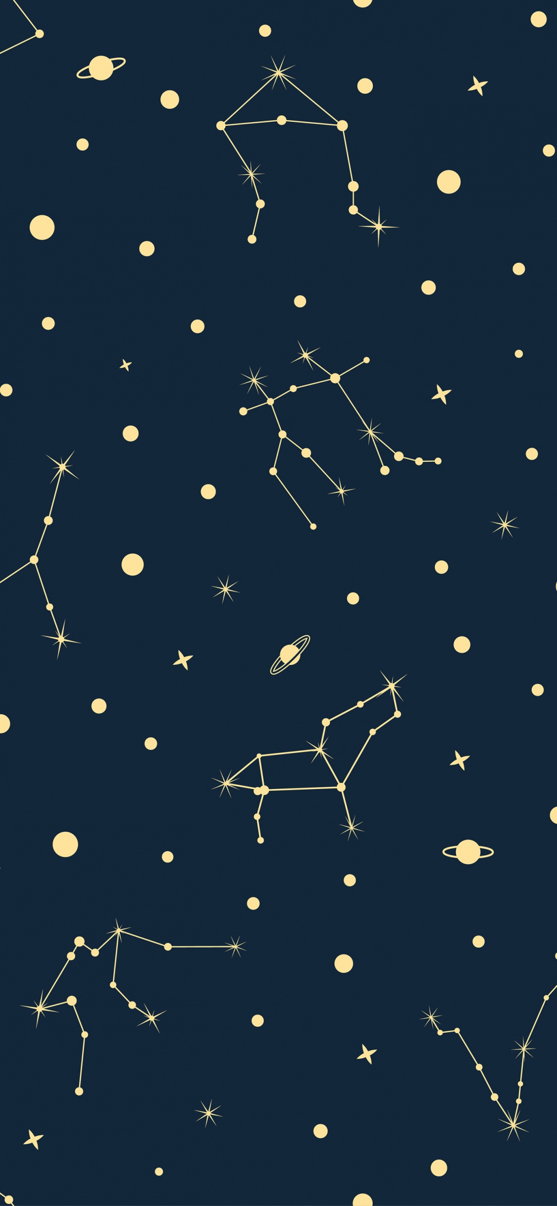 Обои звезда, дизайн, узор, астрономический объект, электрик в разрешении 1125x2436