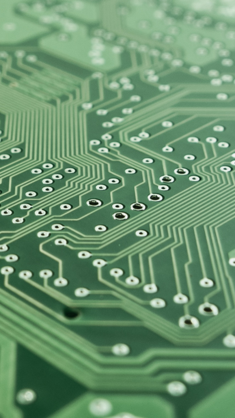 Обои электроника, электронный компонент, электронная техника, материнская плата, электрические сети в разрешении 750x1334