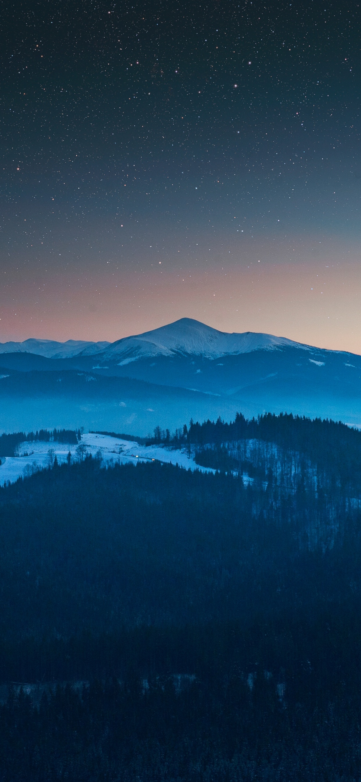 Обои горный рельеф, гора, природа, горный хребет, атмосфера в разрешении 1242x2688
