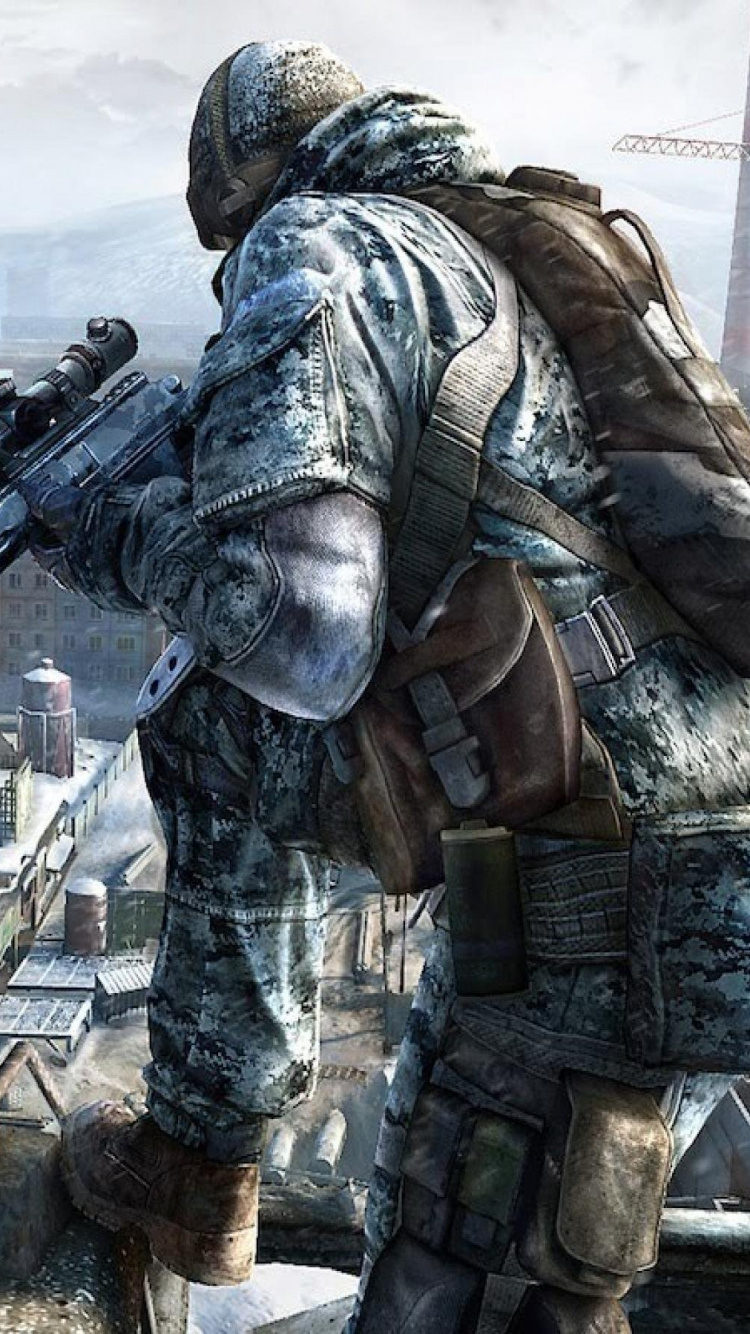 Обои Снайпер Воин-Призрак 2, Снайпер Воин-Призрак, ci games, солдат, отряд в разрешении 750x1334