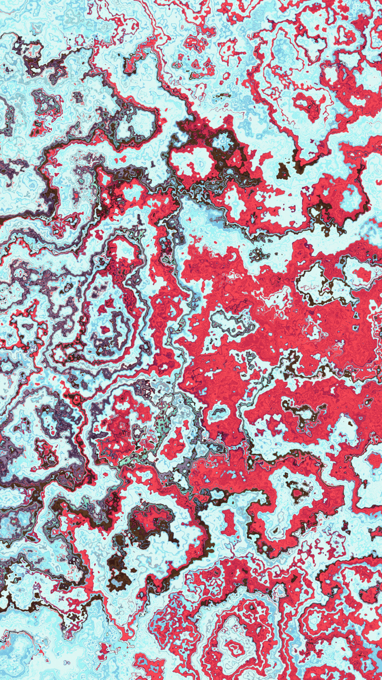 Обои узор, визуальное искусство, акриловая краска, арт, пурпурный цвет в разрешении 750x1334