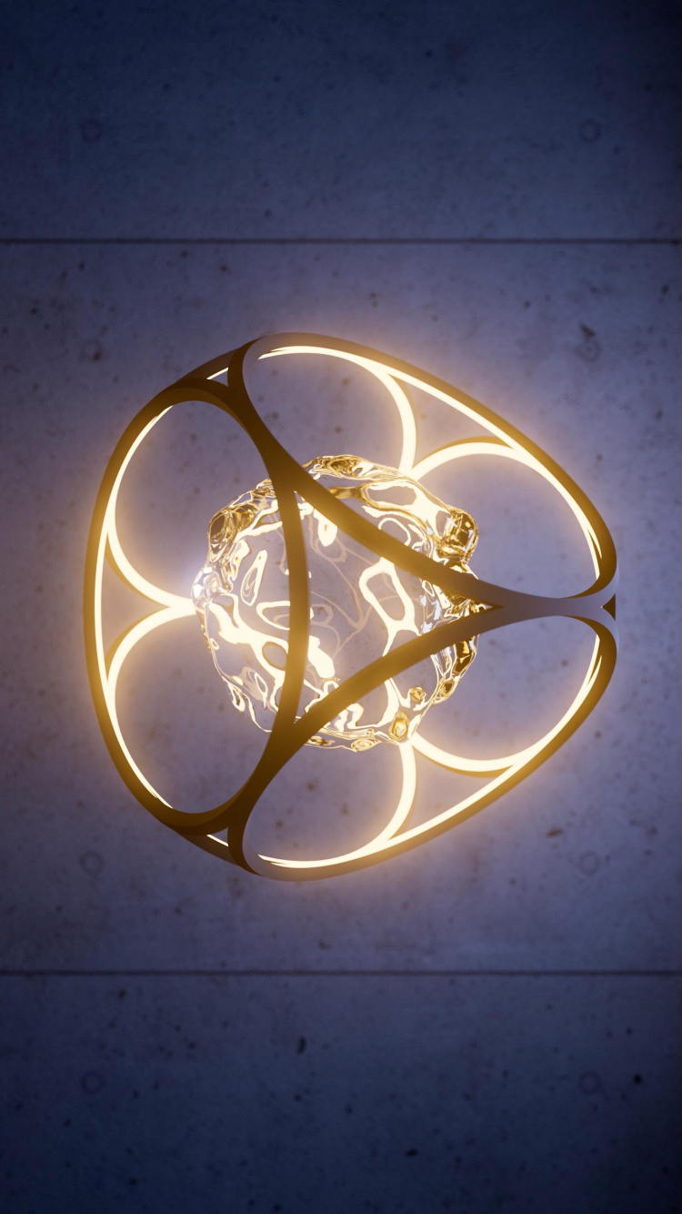 Обои свет, Линкин Парк, арт, круг, электрик в разрешении 750x1334