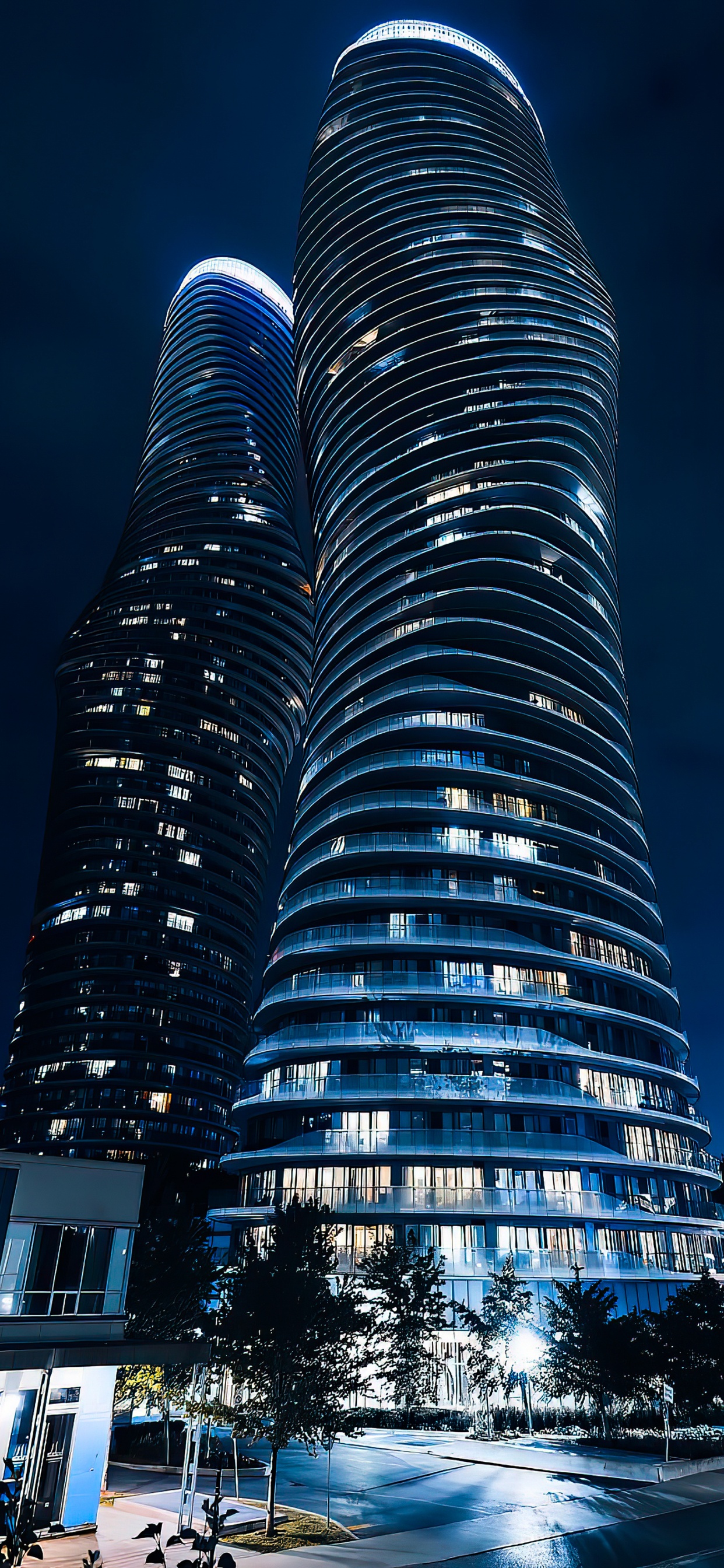 Обои небоскреб, квартира, вышка, архитектура, высотное здание в разрешении 1242x2688