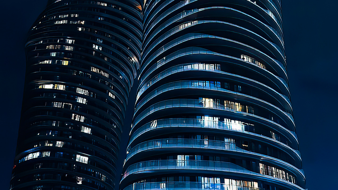 Обои небоскреб, квартира, вышка, архитектура, высотное здание в разрешении 1280x720