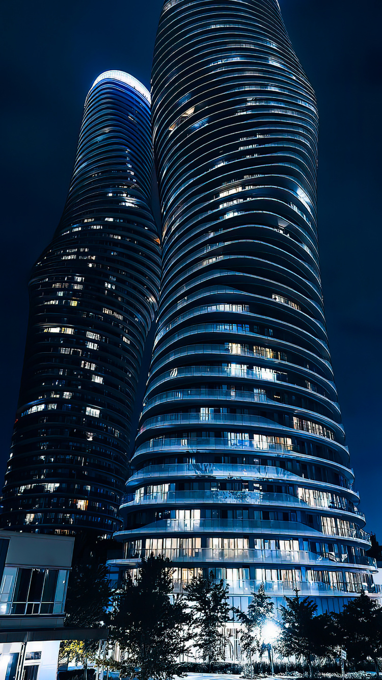 Обои небоскреб, квартира, вышка, архитектура, высотное здание в разрешении 750x1334