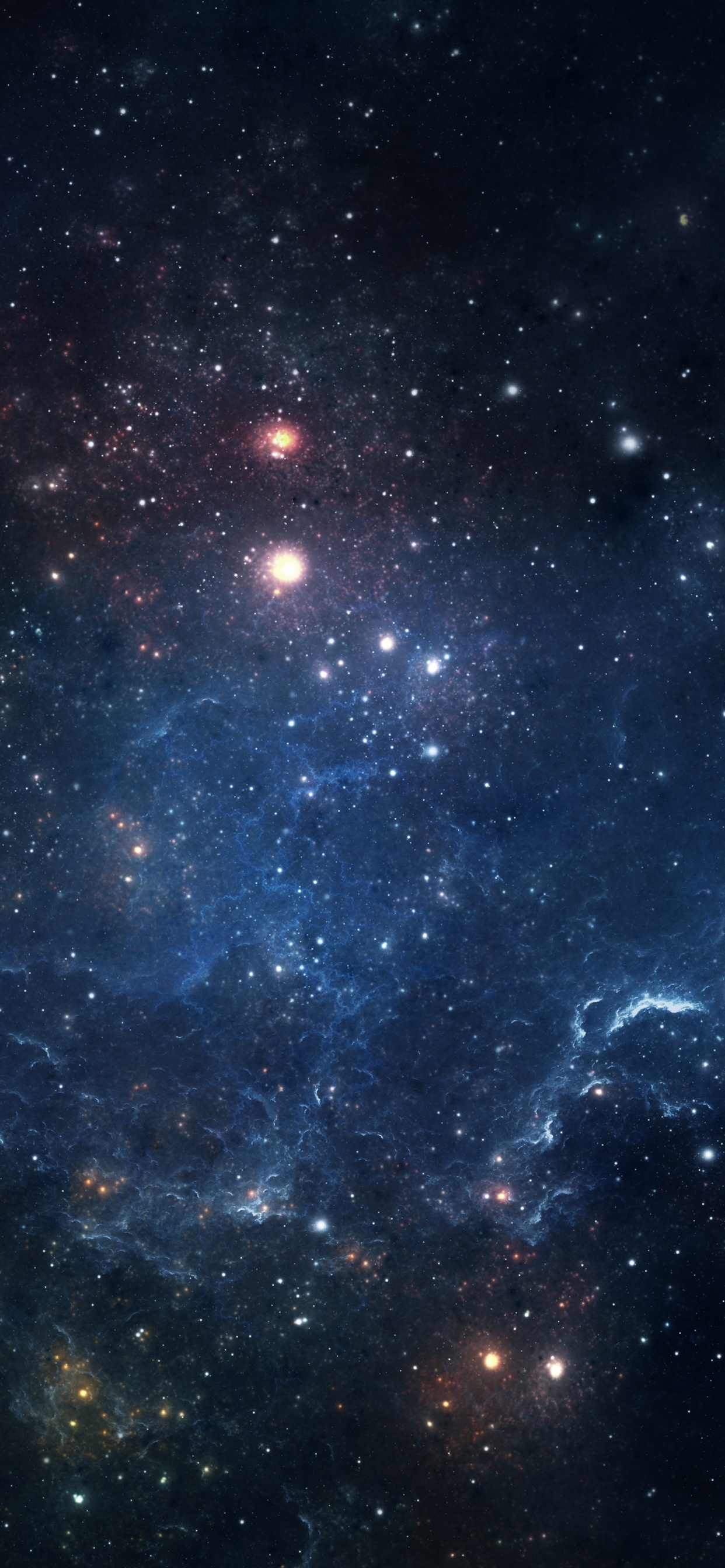 Обои звезда, Астрономия, туманность, атмосфера, Галактика в разрешении 1242x2688