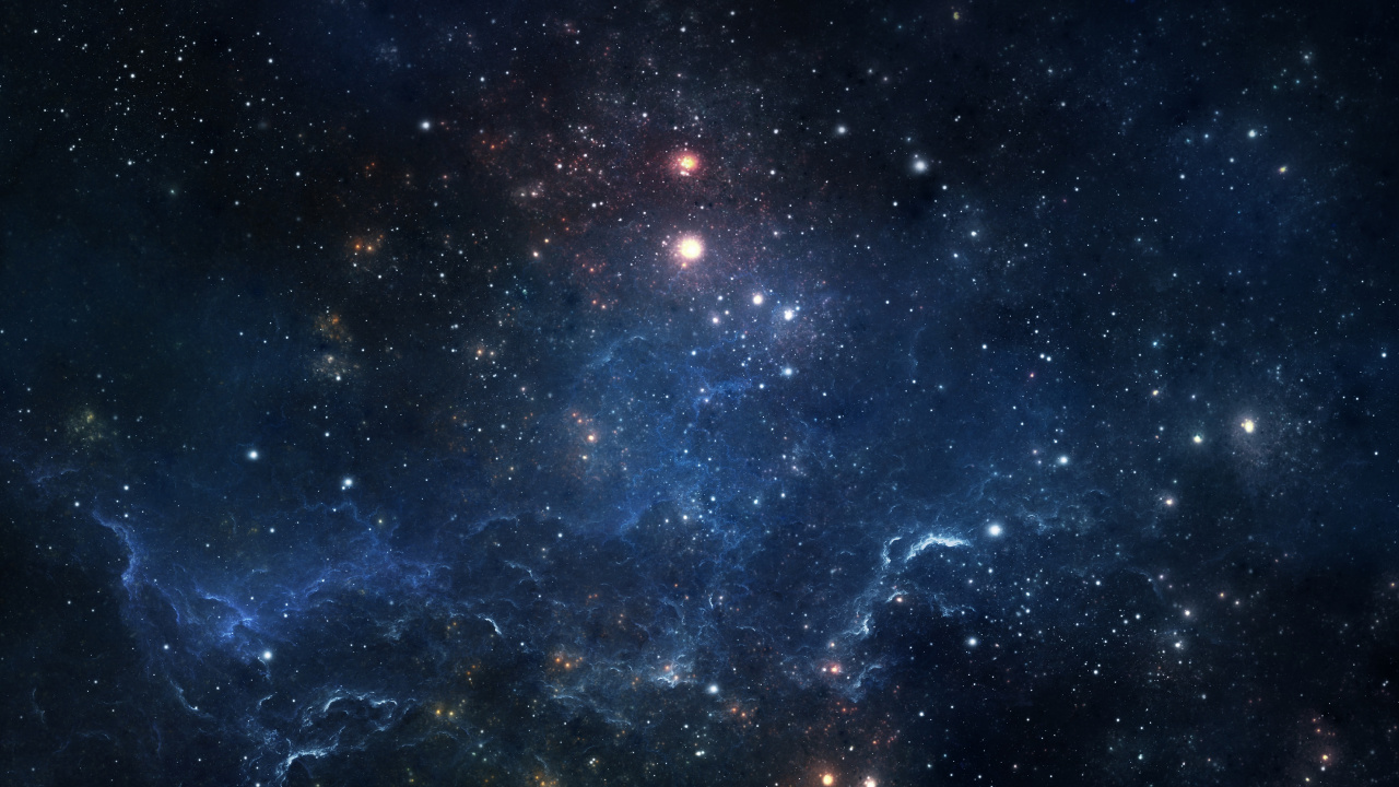Обои звезда, Астрономия, туманность, атмосфера, Галактика в разрешении 1280x720