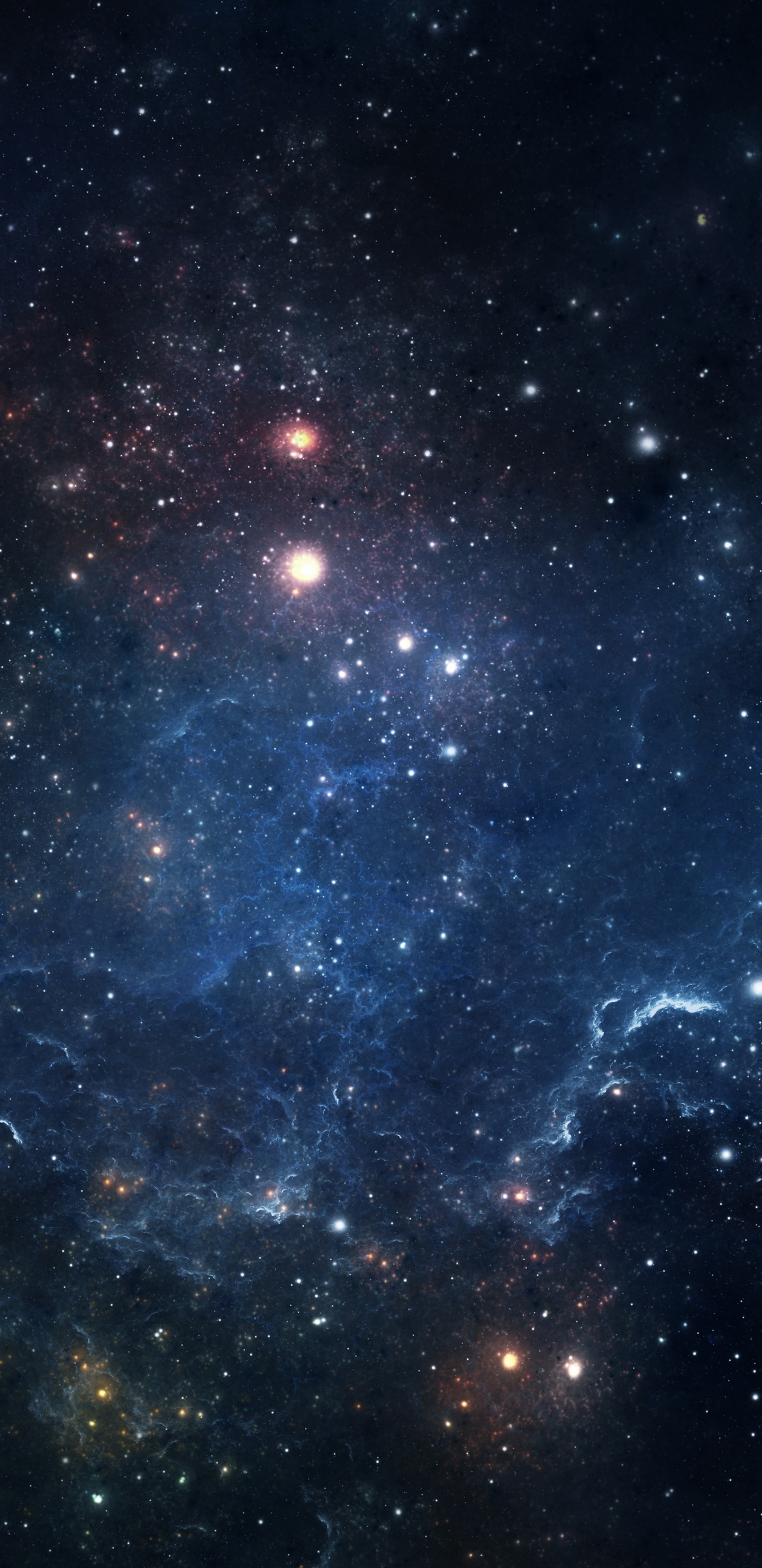 Обои звезда, Астрономия, туманность, атмосфера, Галактика в разрешении 1440x2960