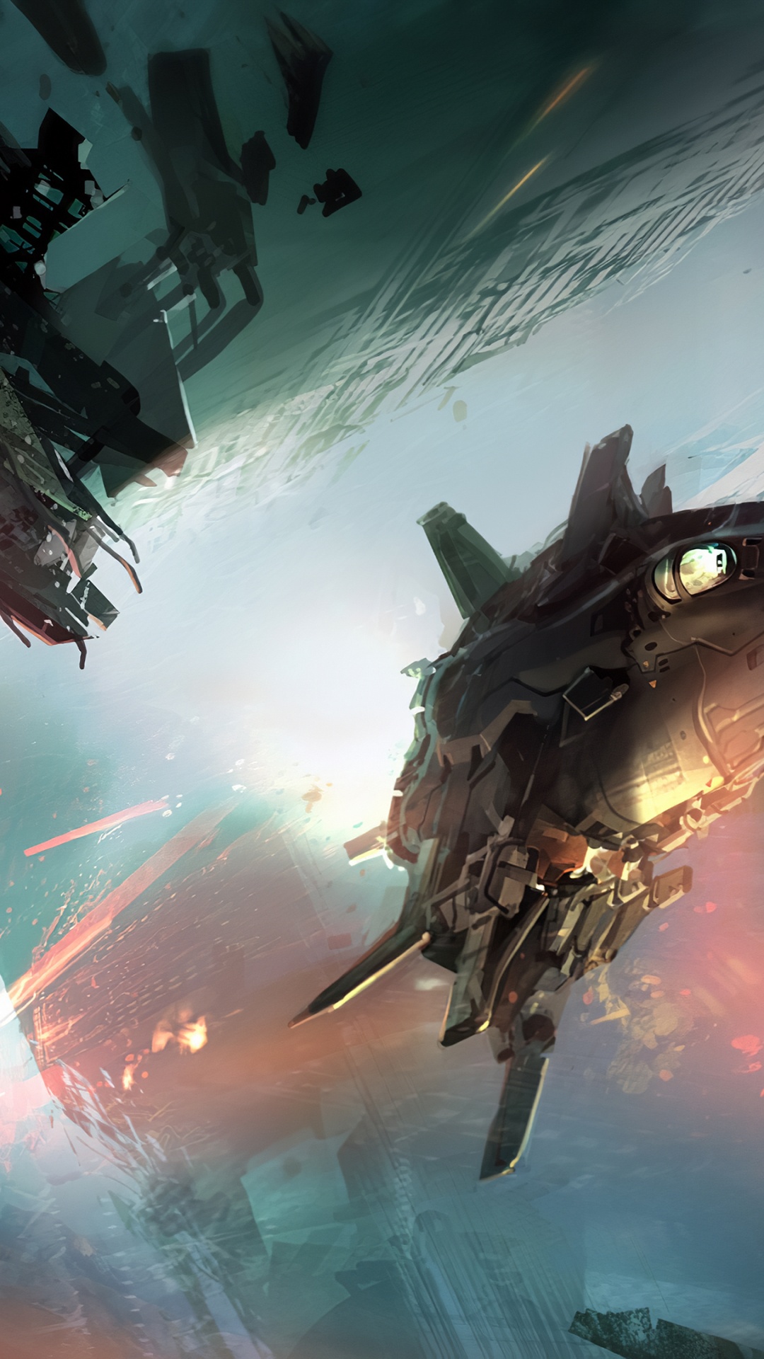 Обои гало концепт-арт, halo 4, концепт арт, мастер чиф, арт в разрешении 1080x1920