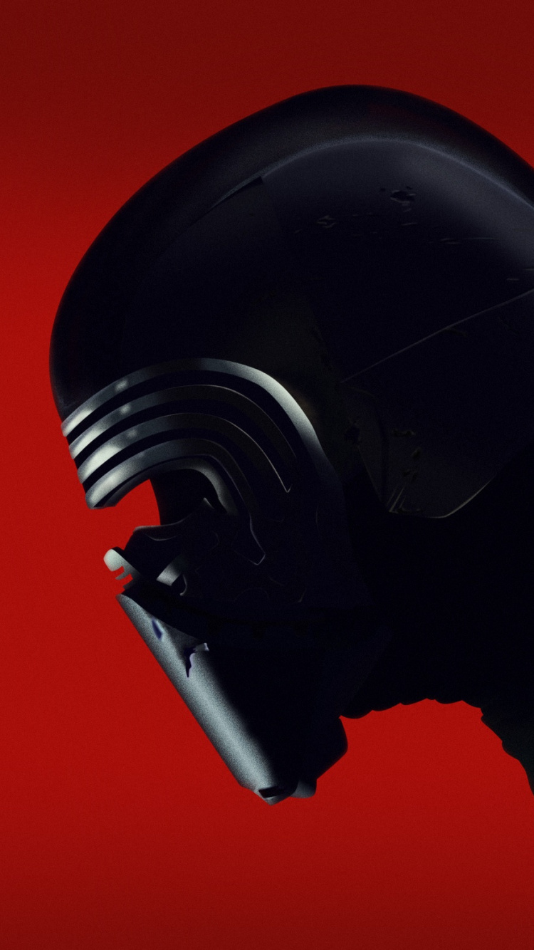 Обои Рей, звездные войны, красный цвет, фильм, вымышленный персонаж в разрешении 750x1334