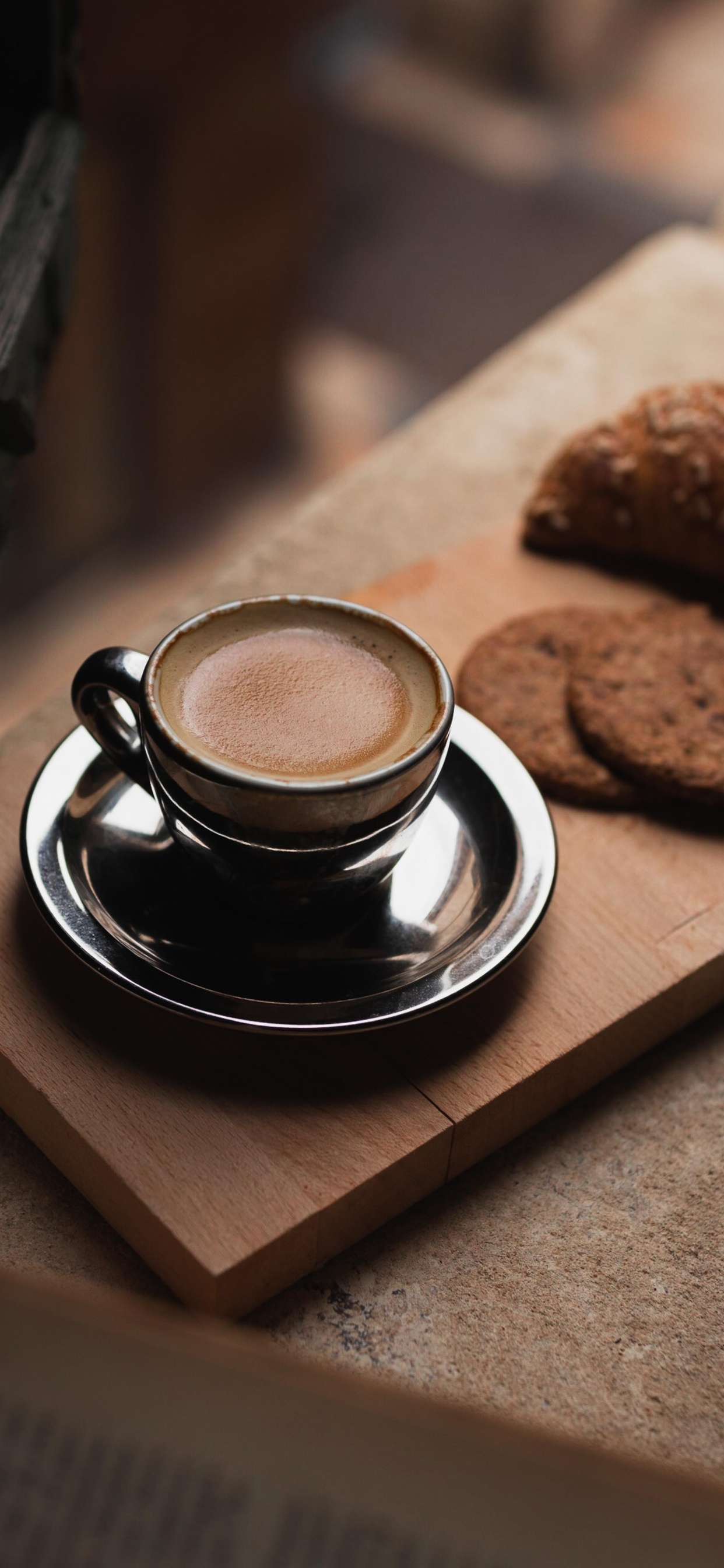 Обои кофе, латте, кофейная чашка, чашка, пища в разрешении 1242x2688