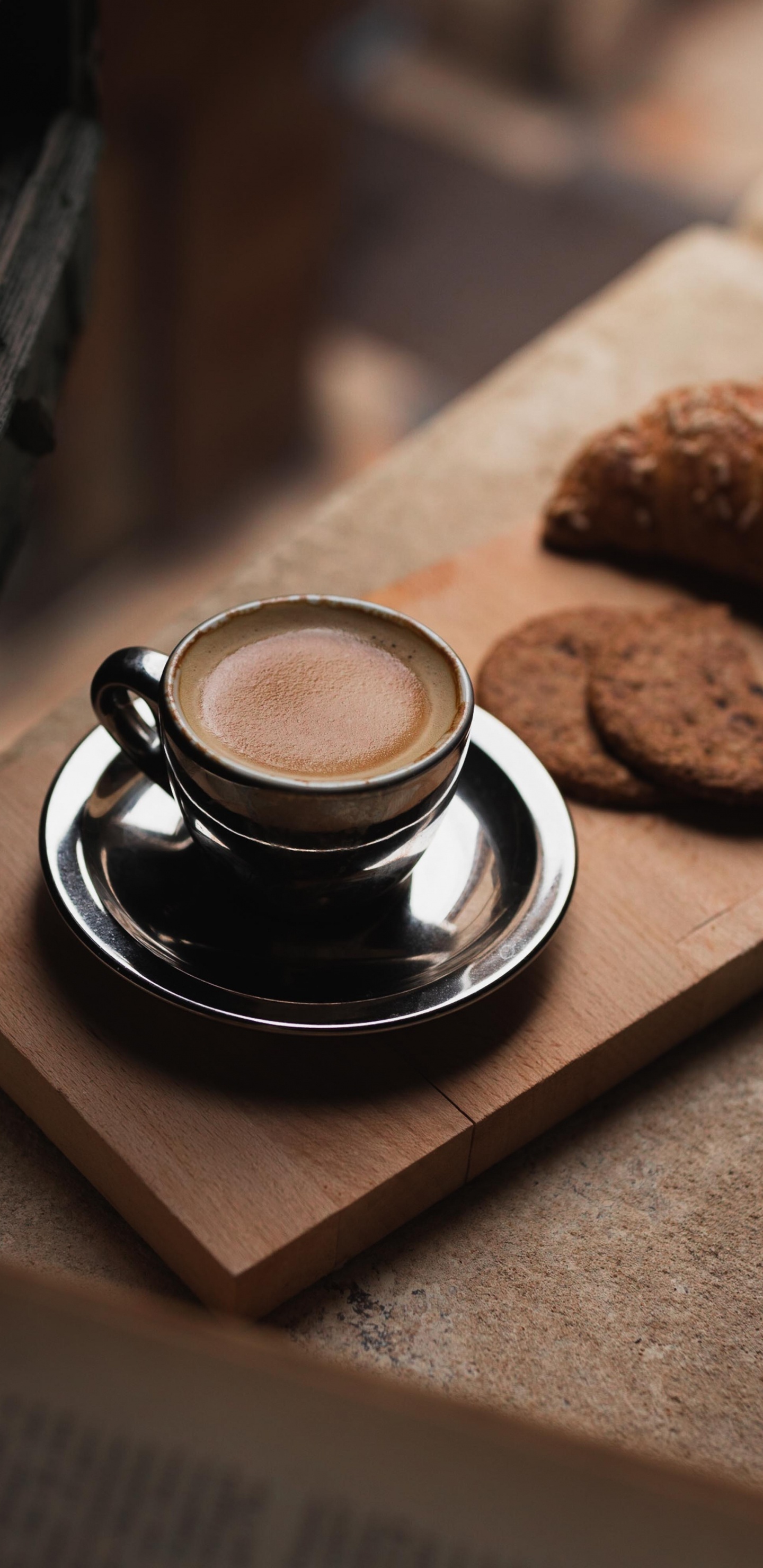 Обои кофе, латте, кофейная чашка, чашка, пища в разрешении 1440x2960