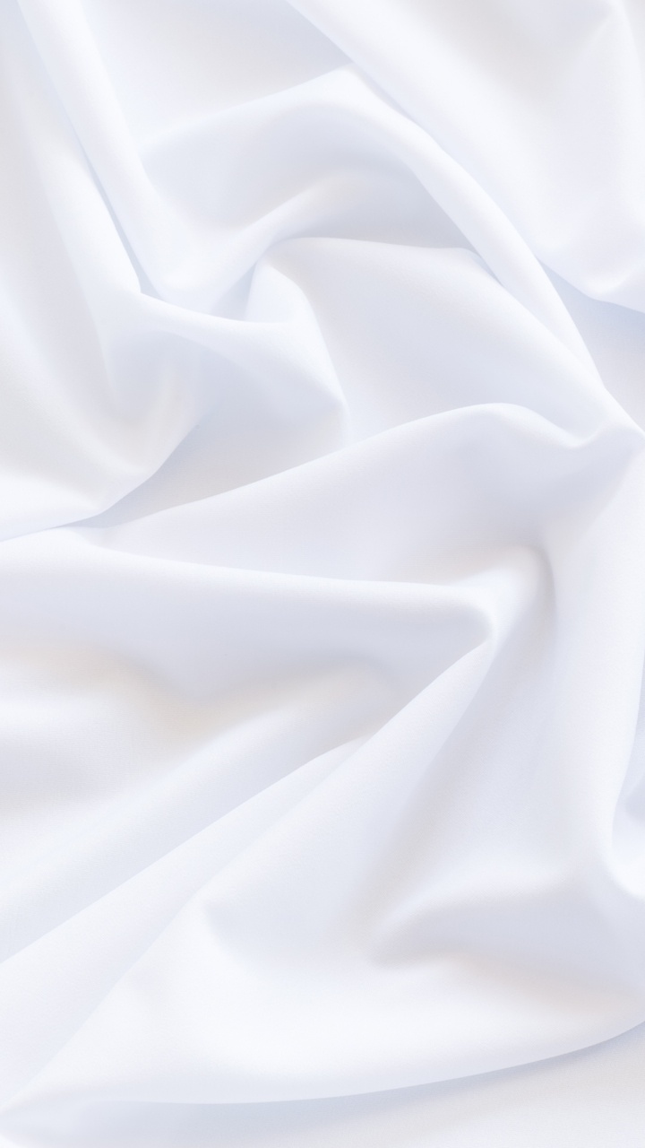 Обои белые, ткань, атласный, шелк, лепесток в разрешении 720x1280